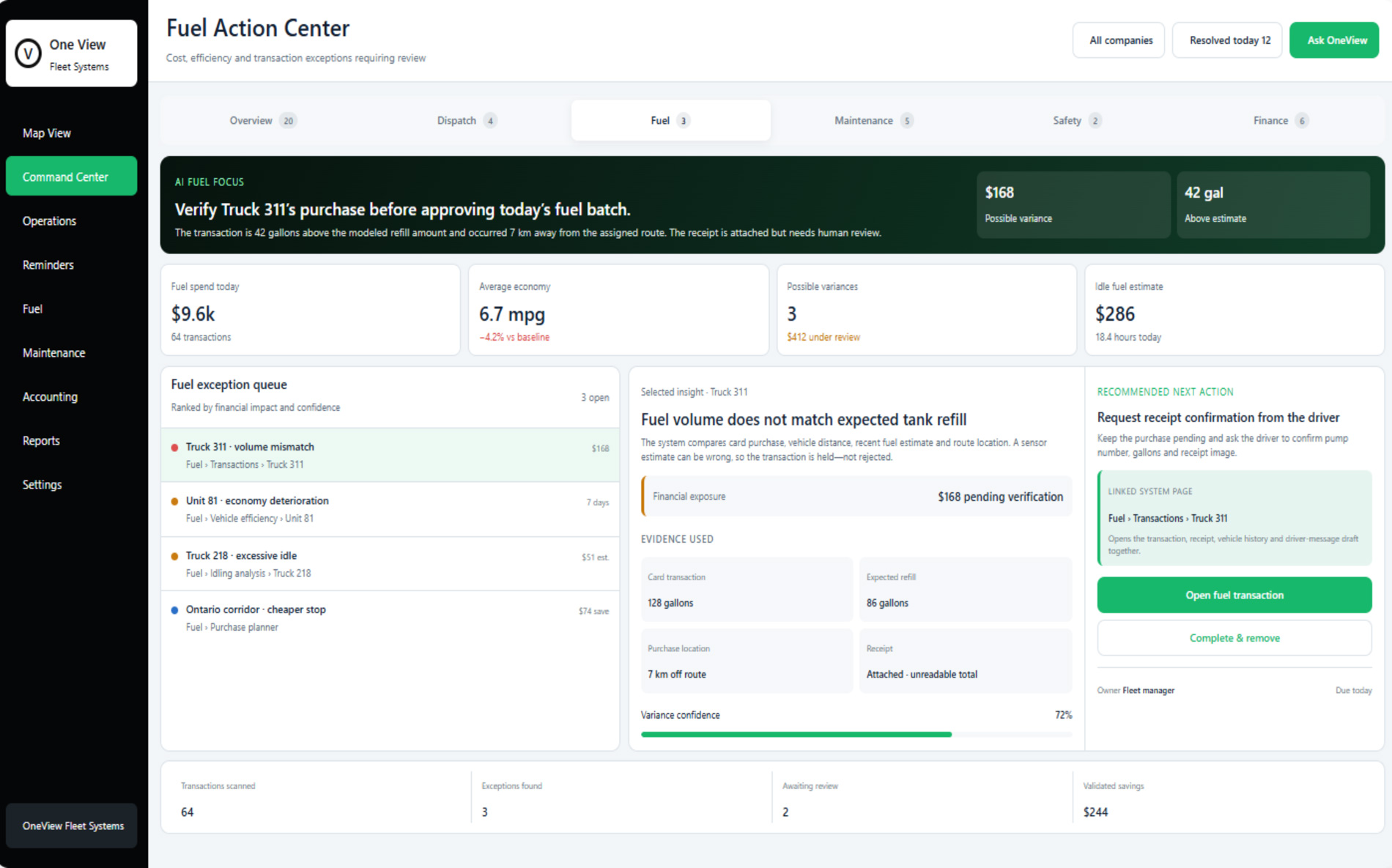 Fuel Cost Monitoring Software